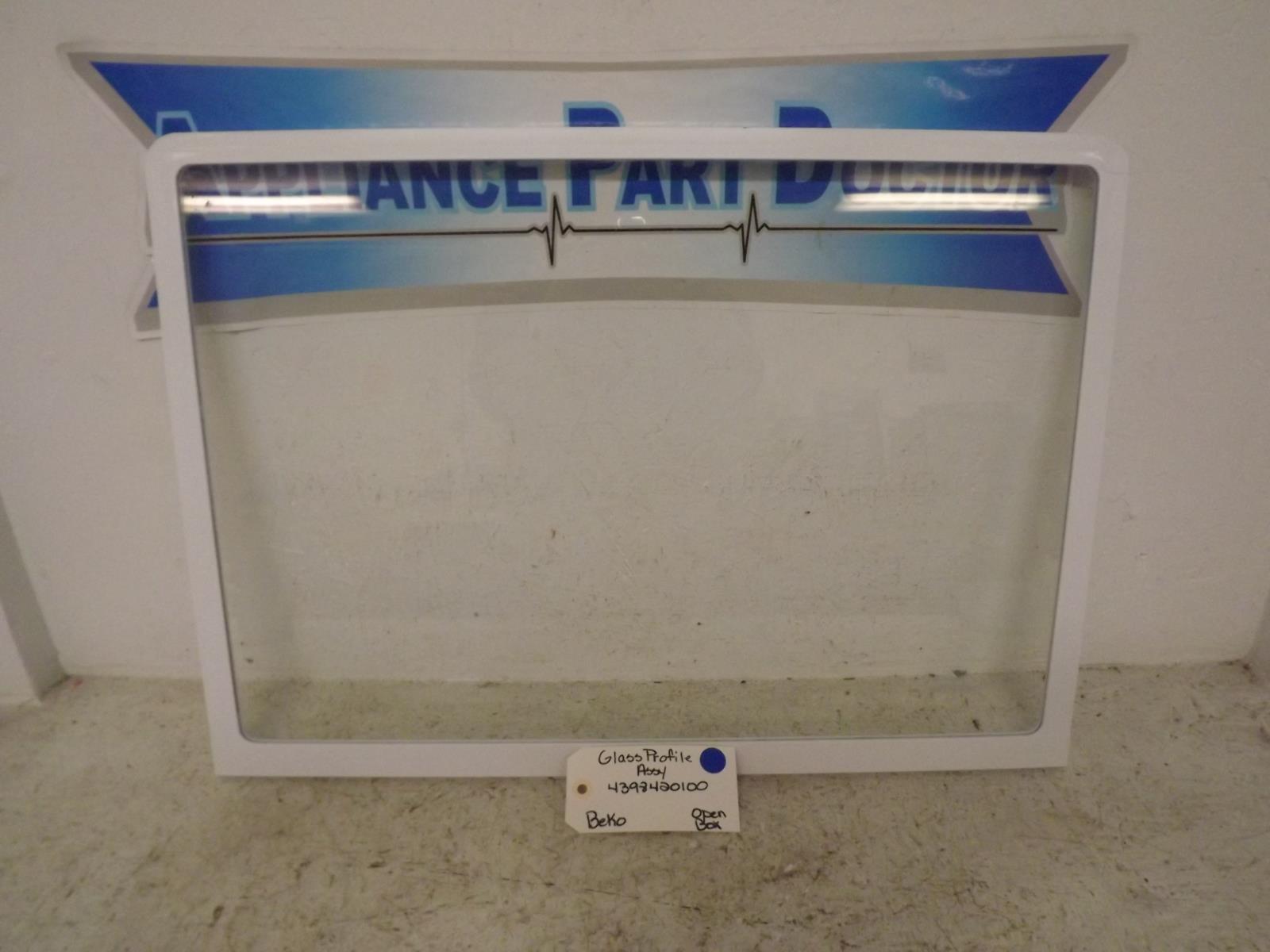 Beko Refrigerator 4398420100 Glass Profile Assy Open Box Beko Refrigerator 4398420100 Glass Profile Assy Open Box